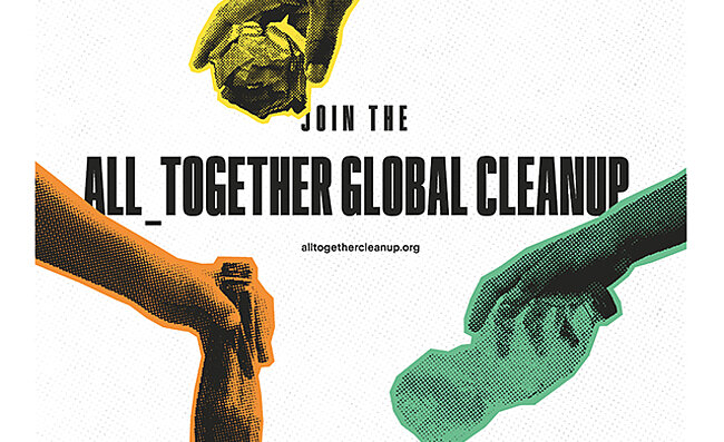 "All Together Global Cleanup" Logo